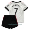 Conjunto (Camiseta+Pantalón Corto) Manchester United Ronaldo 7 Segunda Equipación 2022-23 - Niño